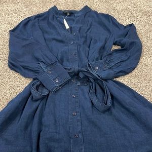 NWT banana republic denim button down dress